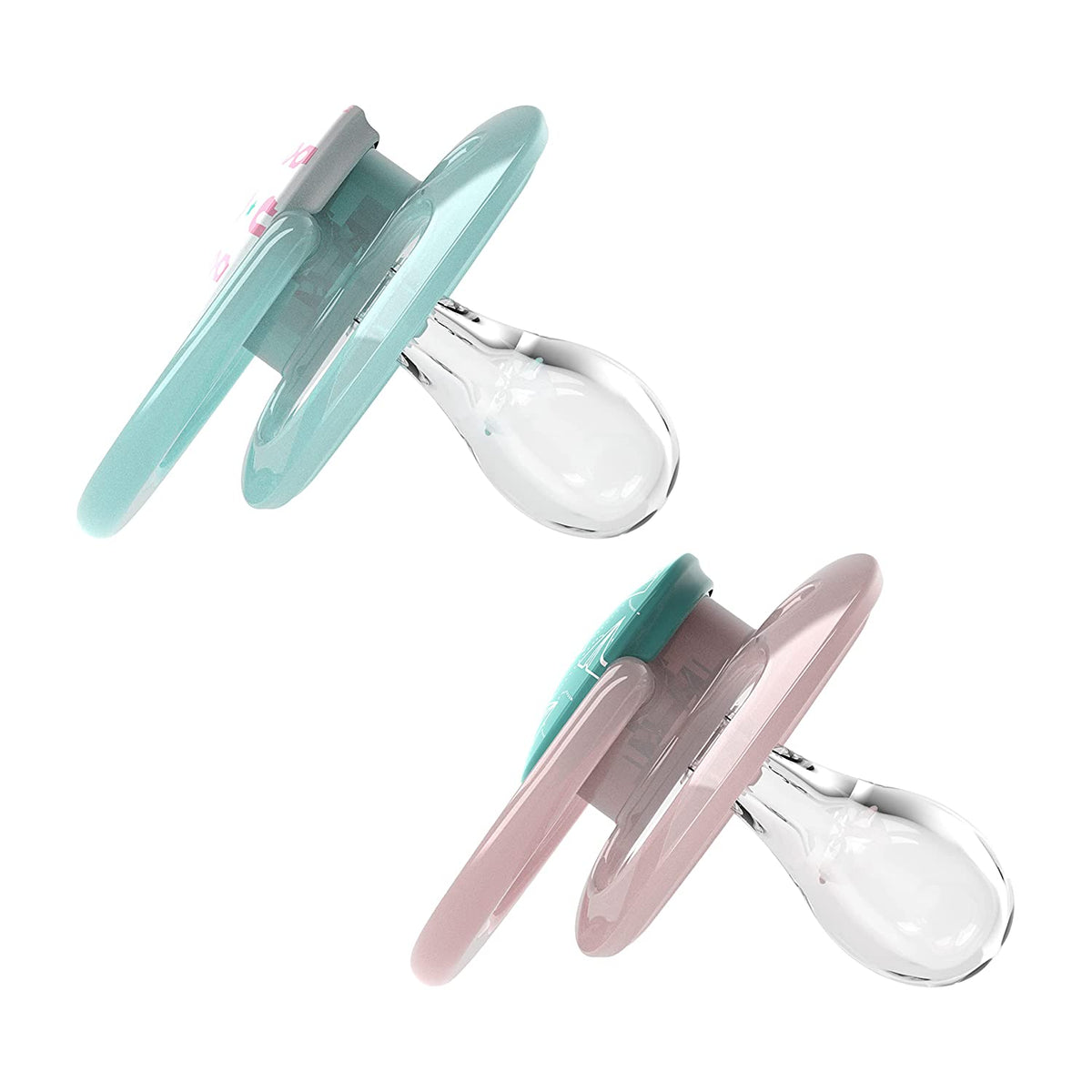 Dr. Brown's Advantage Symmetrical Pacifier with Air Flow - Pink - 4-Pack - 6-18m