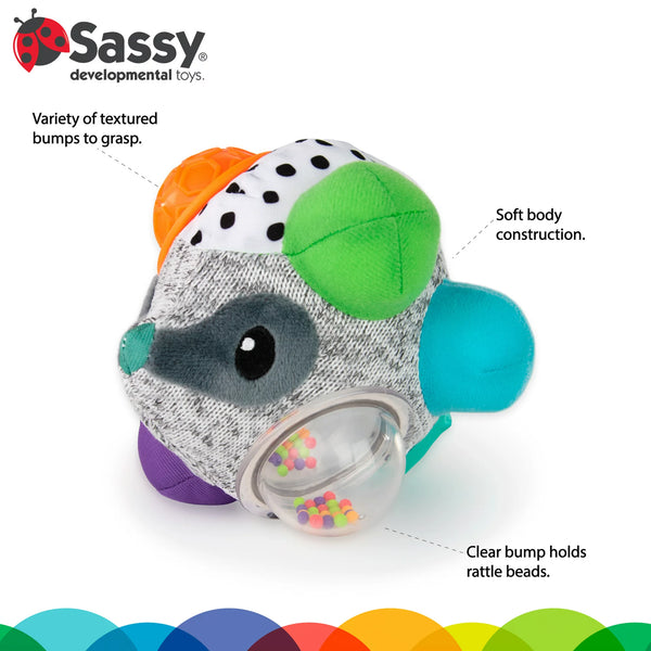 Sassy Bumpy Badger Developmental Baby Toy