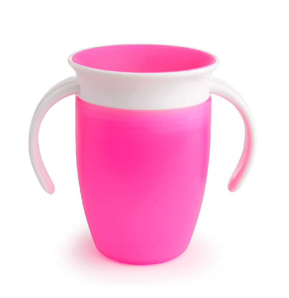 Munchkin Miracle 360 Trainer Cup, 7 Ounce, Pink