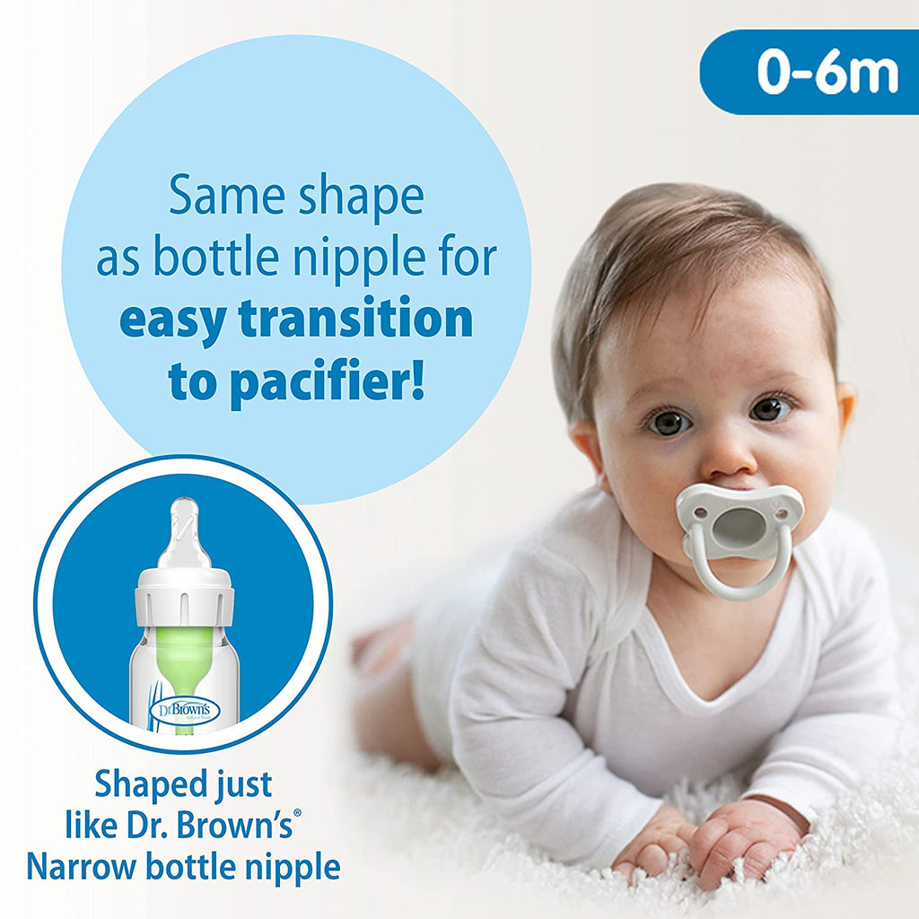 Dr. Brown's - Options Anti-colic - Y-cut Speen Brede halsfles - 2 stuks