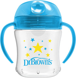 Dr. Brown's Transition Sippy Cup with Soft Spout - Blue - 6oz - 6m+