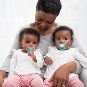 Dr. Brown's Advantage Symmetrical Pacifier with Air Flow - Pink - 4 Pack - 6-18m
