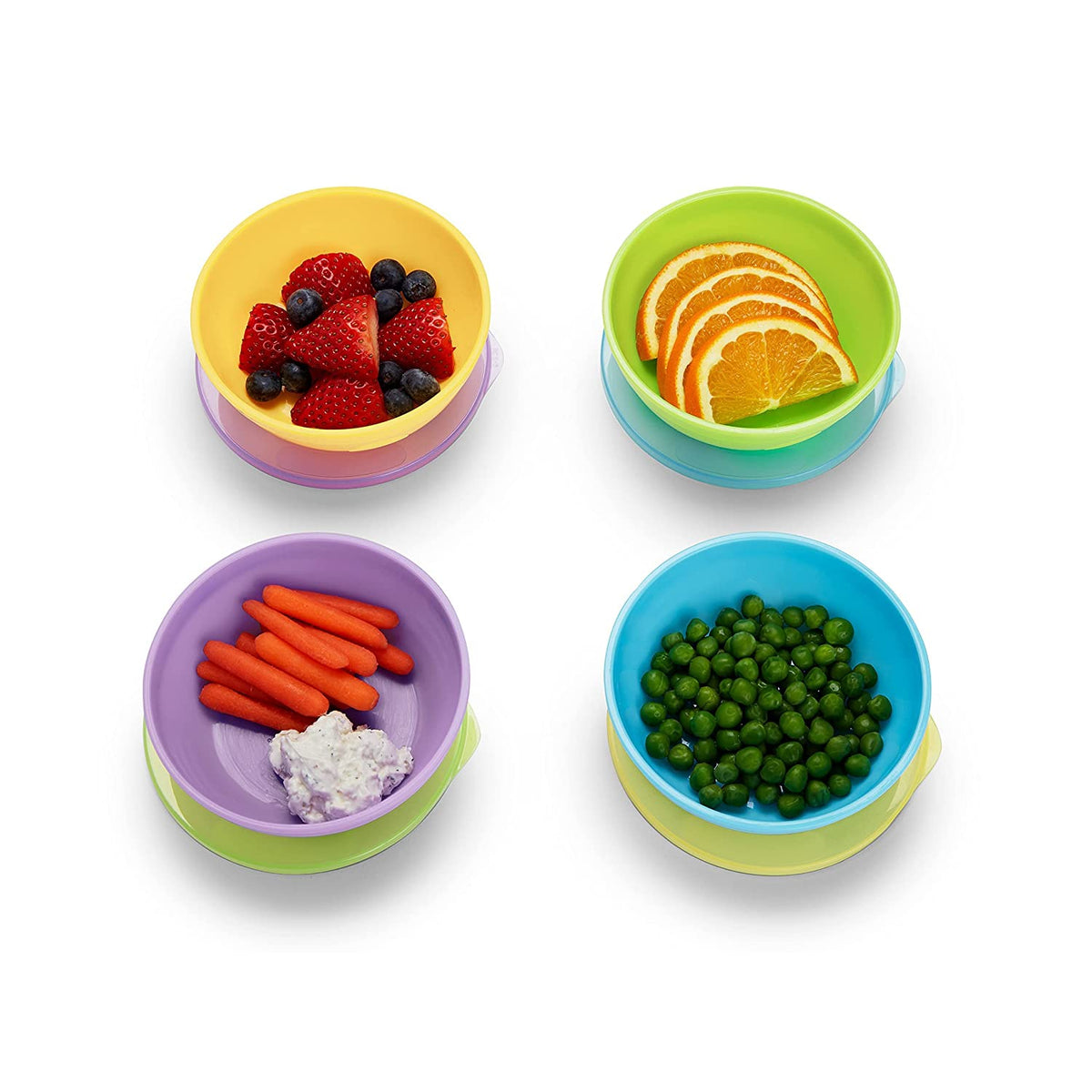 Munchkin Love-a-Bowls 10 Piece Feeding Set, Multicolor