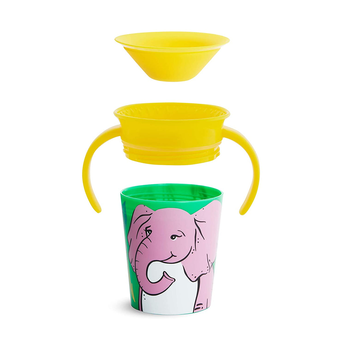 Munchkin Miracle 360 WildLove Trainer Cup, 6 Oz, Elephant