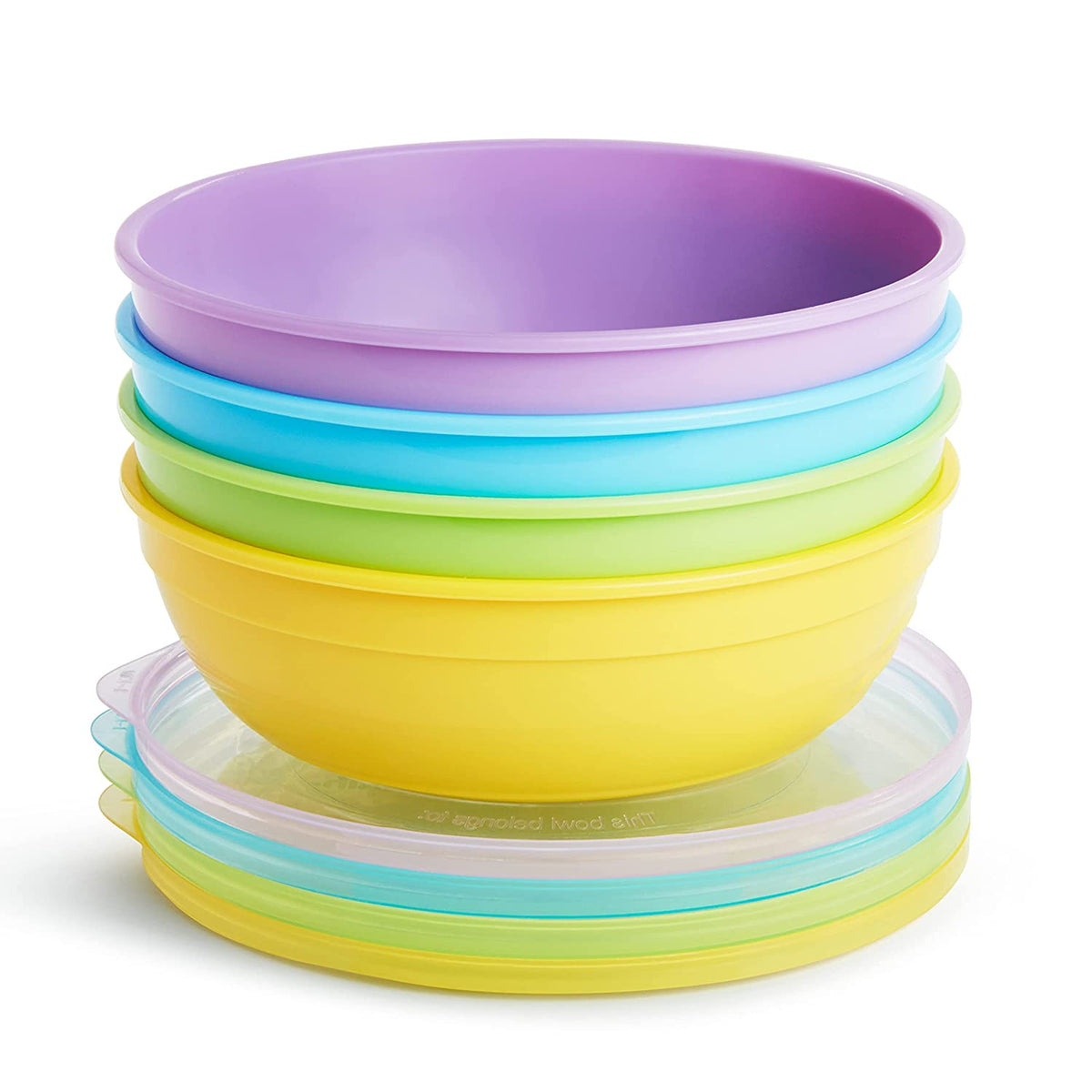 Munchkin Love-a-Bowls 10 Piece Feeding Set, Multicolor