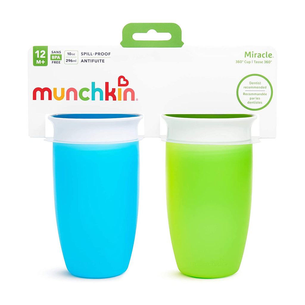 Munchkin 10 oz Mighty Grip Spill Proof Sippy Cup - No BPA