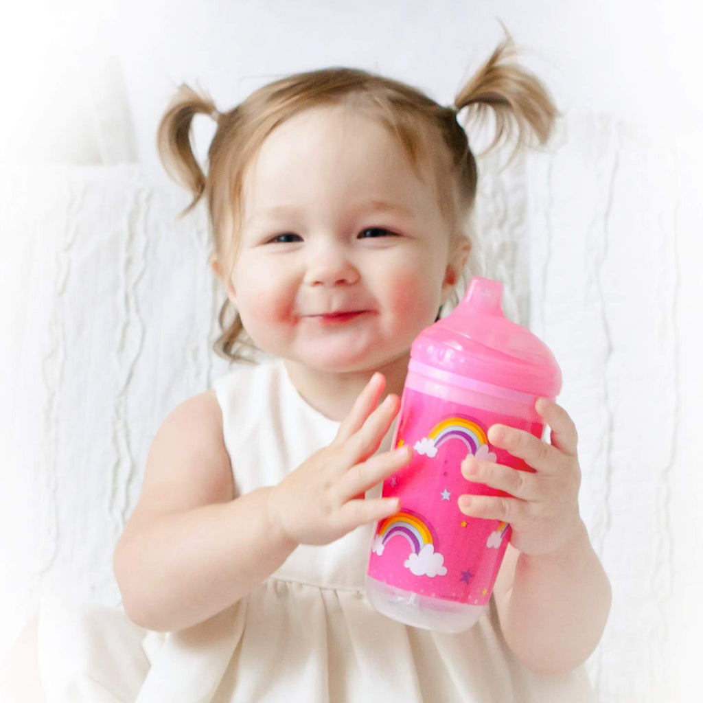 No-Spill Sippy Cup Rainbow Collection