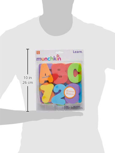 Munchkin 36 Bath Letters and Numbers Toddler Bath Toy
