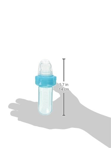 NUBY EZ Squee-Z Silicone Self Feeding Baby Food Dispenser - Color may vary