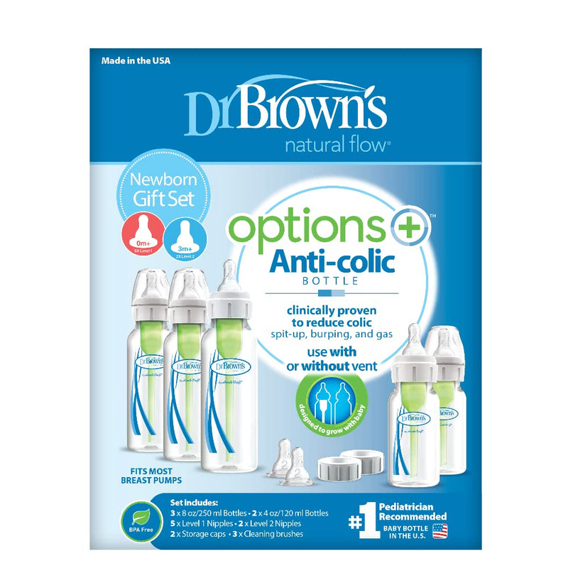 Dr. Brown's 17 Piece Anti-Colic Options+ Baby Bottle Newborn Feeding Set