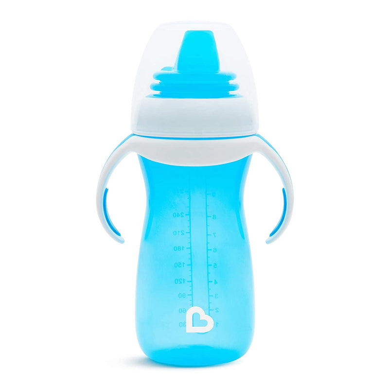 Munchkin Gentle Transition Sippy Cup with Removable Trainer Handles, 10oz, Blue