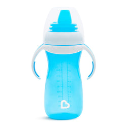 Munchkin Gentle Transition Sippy Cup with Removable Trainer Handles, 10 oz, Blue