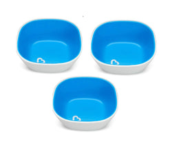 Munchkin 3 Piece Toddler Splash Bowl Set, Blue