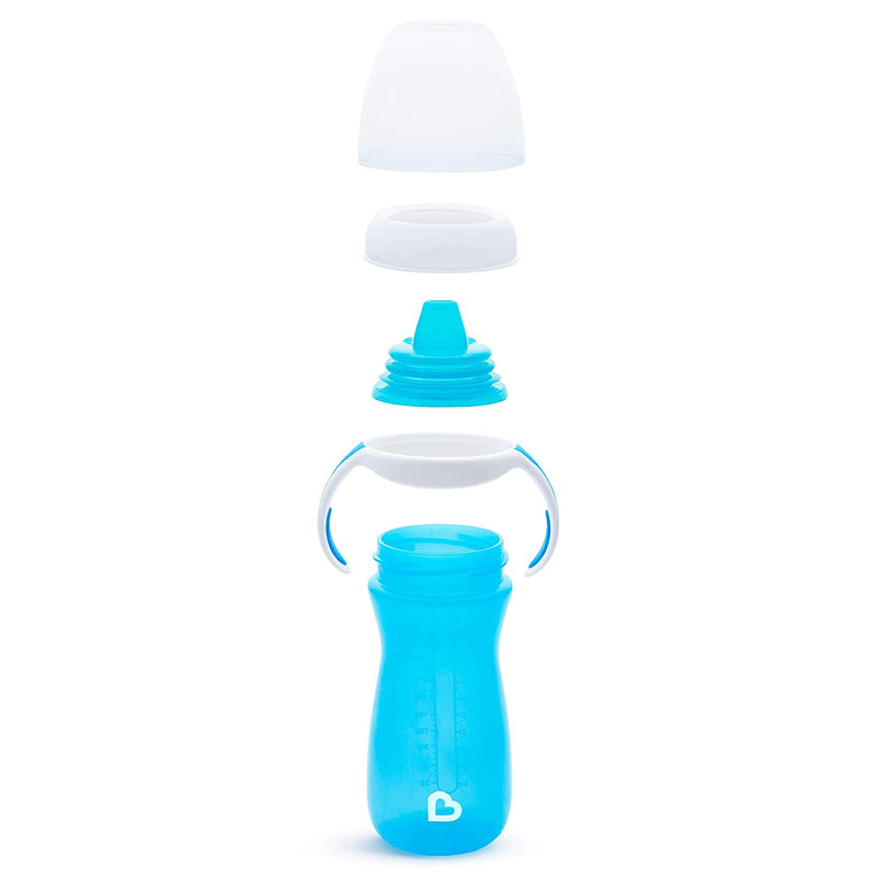 Munchkin Gentle Transition Sippy Cup with Removable Trainer Handles, 10oz, Blue