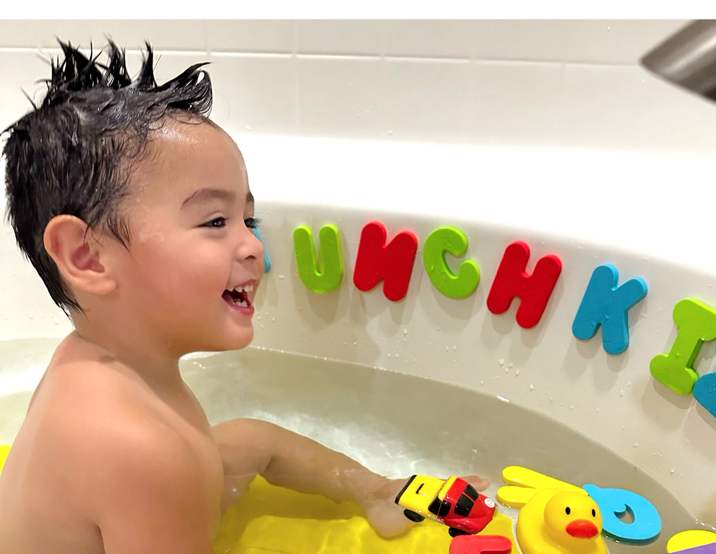 Munchkin letters and numbers bath toys online