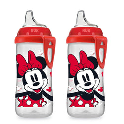 NUK Disney Active Cup, 10oz, Minnie Mouse, 2 Pack