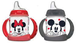 NUK Learner Cup, 5oz, Mickey Mouse and Minnie Mouse, 2 Pack