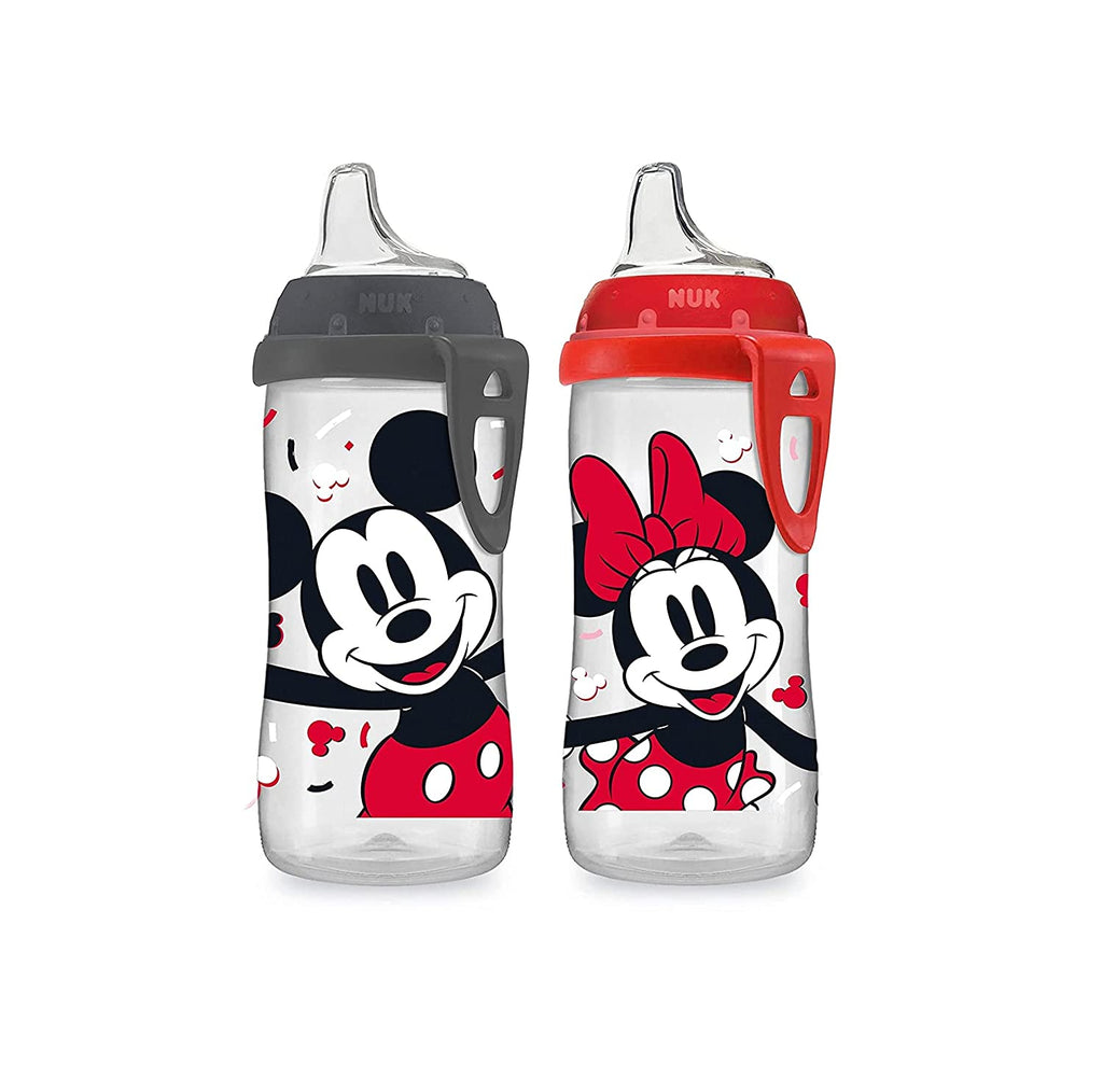 NUK Disney Active Cup, 10oz, Mickey and Minnie Mouse, 2 Pack