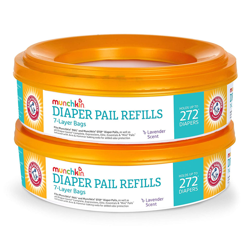 Munchkin Arm and Hammer Diaper Pail Refill Rings, 2 Pack
