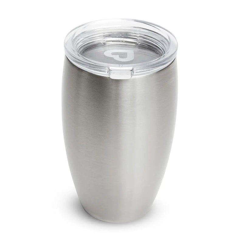 Munchkin Miracle Stainless Steel 360 Sippy Cup, 10oz, with 3 Pack Sipper and Straw Lid, Green