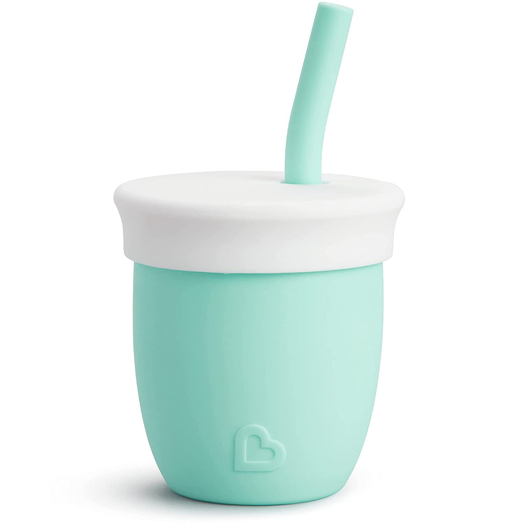 Toddler Sippy Cups with Straw Silicone Baby Open Cup BPA-free