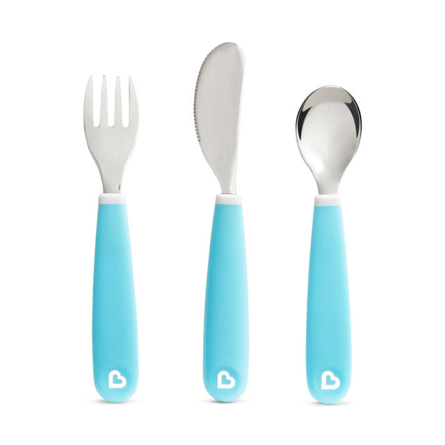 Munchkin Splash Toddler Fork, Knife and Spoon Set