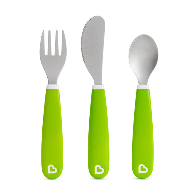 Munchkin Splash Toddler Fork, Knife and Spoon Set