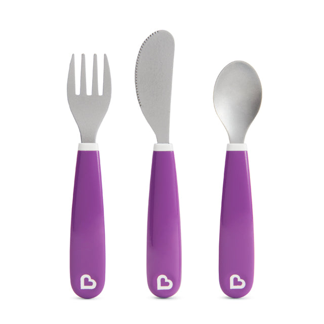 Munchkin Splash Toddler Fork, Knife and Spoon Set