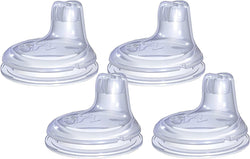 Nuby No Spill Replacement Silicone Spouts, 4 Pack
