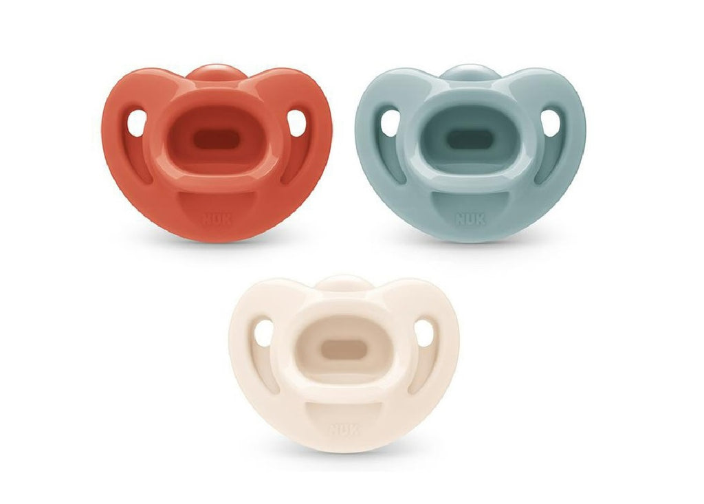 NUK Comfy Orthodontic Pacifiers, 0-6 Months, 3 Pack –