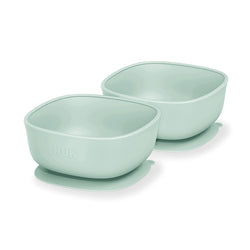 NUK Silicone Baby suction bowls, 2 Pack