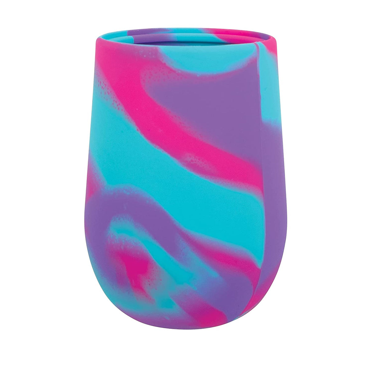 Nuby Silicone Tie-dye First Training Cup, 6oz, Pink/Purple