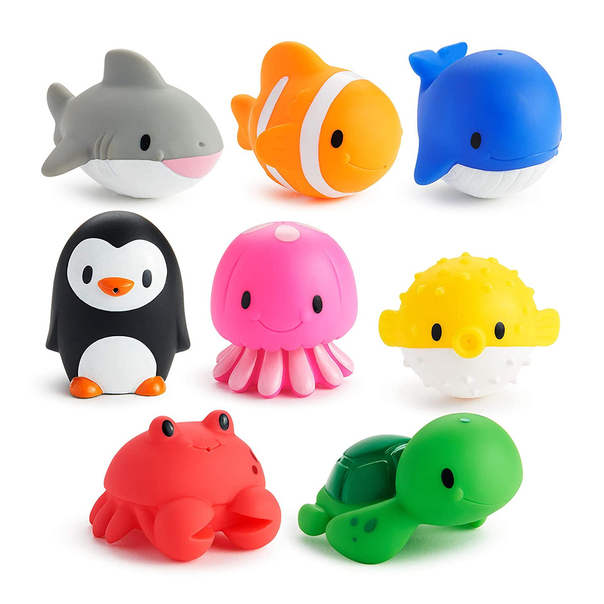 Munchkin Ocean Squirters Baby Bath Toy, 8 pack