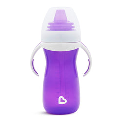 Munchkin Gentle Transition Sippy Cup with Removable Trainer Handles, 10 oz, Purple