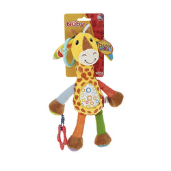 Nuby Interactive Soft Plush Pal Toy, Giraffe