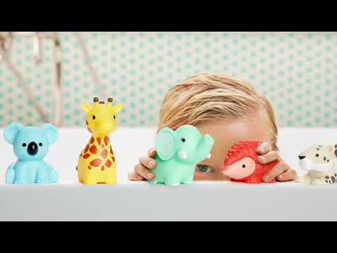 Munchkin Wild Animal Baby Bath Toy Squirts, 8 Pack