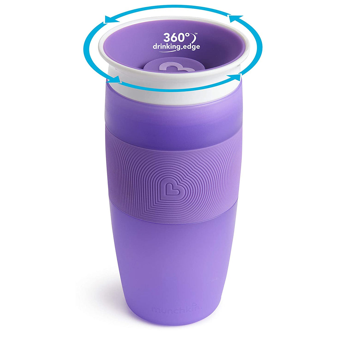 Munchkin Miracle 360 Sippy Cup, Purple, 14 Ounce