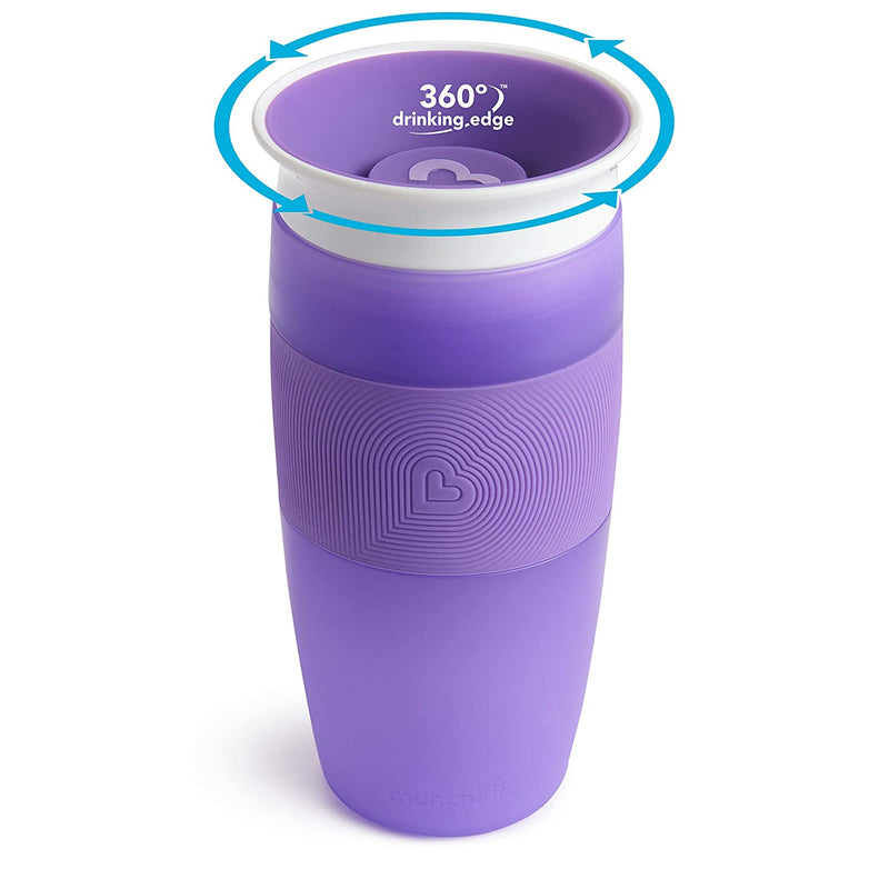 Munchkin Miracle 360 Sippy Cup, Purple, 14oz