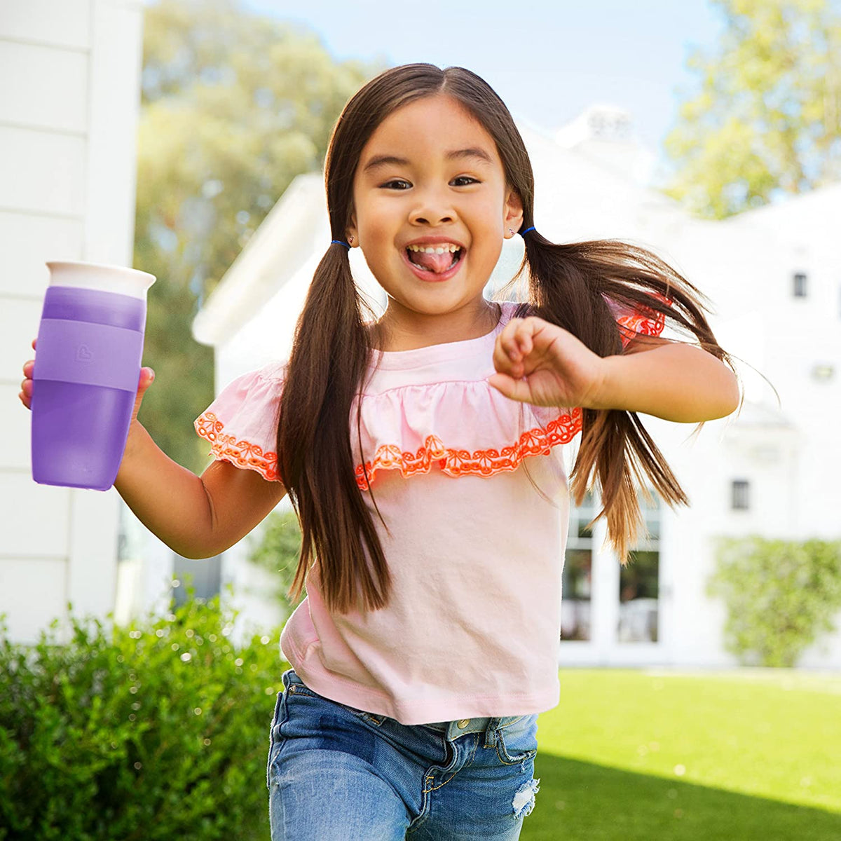 Munchkin Miracle 360 Sippy Cup, Purple, 14 Ounce